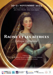 20-21 novembre 2025 – Racine et les actrices (colloque international)
